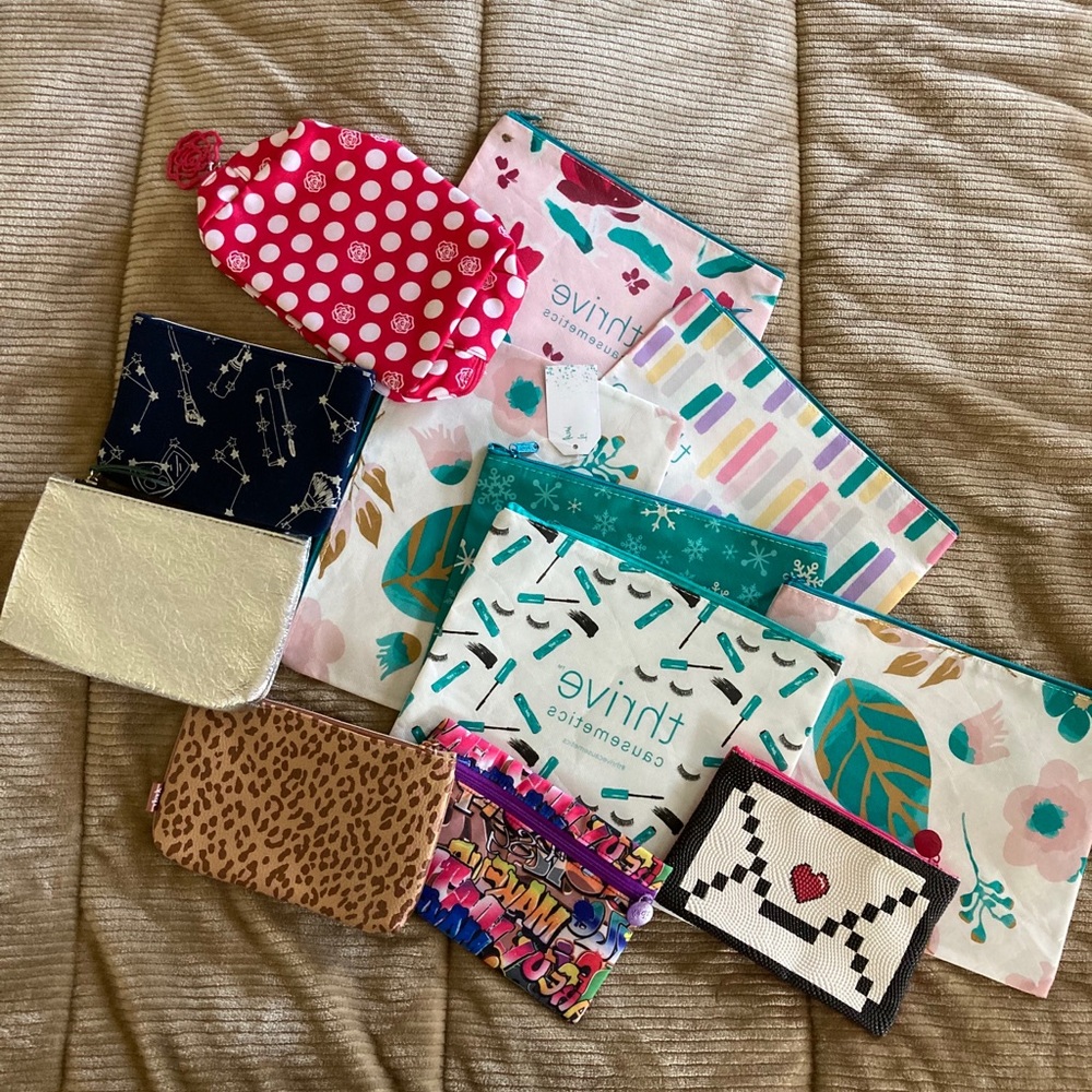 12 Cute Cosmetics bags!